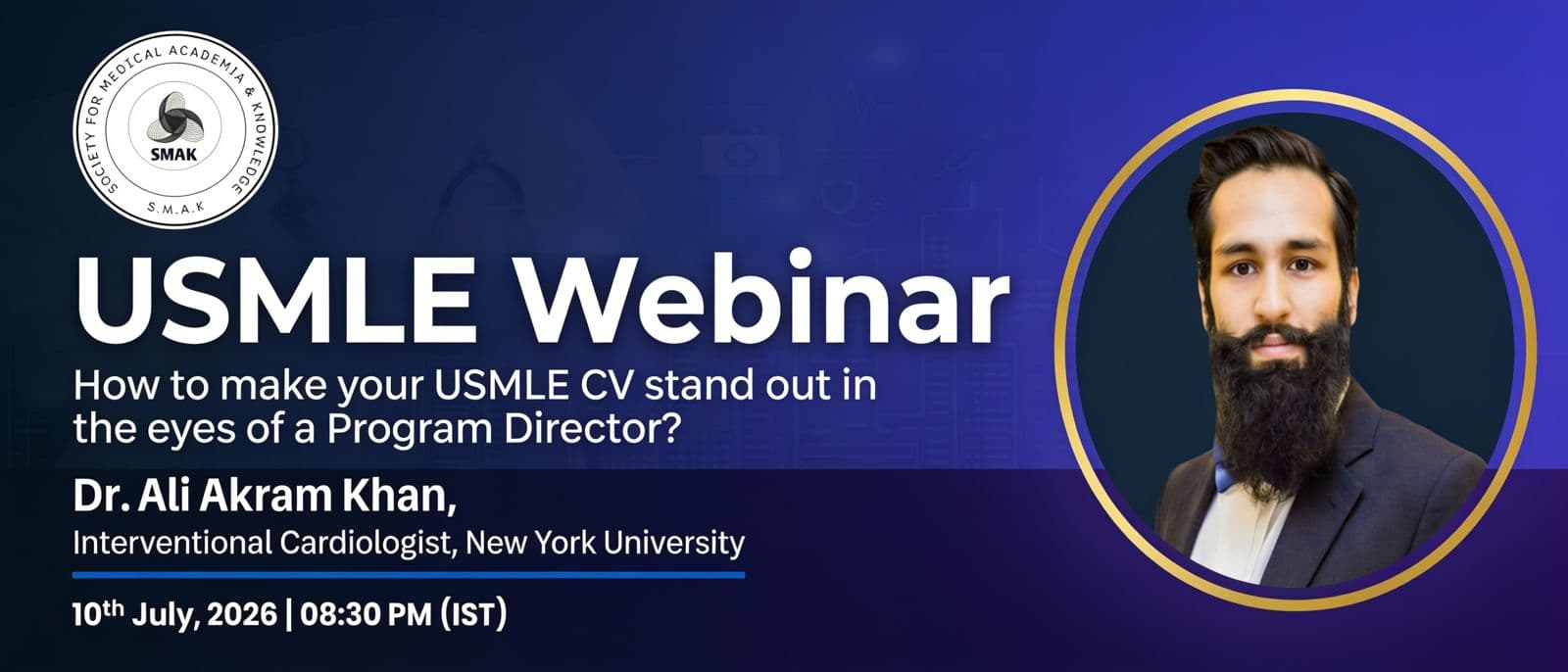 USMLE WEBINAR poster